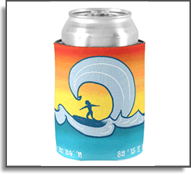 ¡Hola Olas! - Island Art by Yotigo Koozie